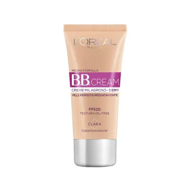 Base BB Cream L'Oréal Paris Dermo Expertise Cor Clara FPS 20 30ml