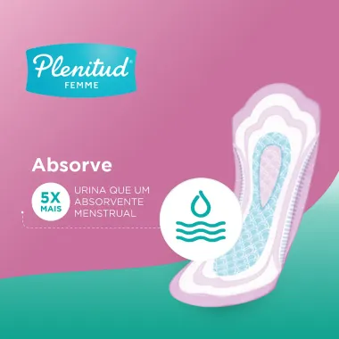 Absorvente Ultra Plenitud Femme com Abas 8 Unidades