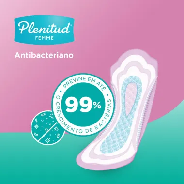 Absorvente Ultra Plenitud Femme com Abas 8 Unidades