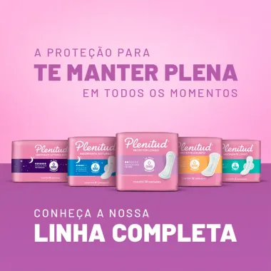 Protetor Longo Plenitud Femme com 14 Unidades