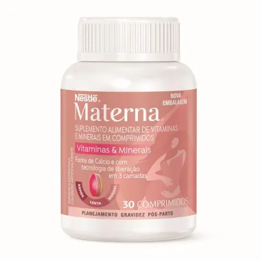 Materna com 30 Comprimidos Revestidos