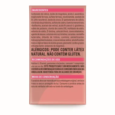 Materna Suplemento Alimentar Vitaminas e Minerais com 30 Comprimidos
