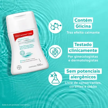 Gino-Canesten Calm Sabonete Íntimo em Gel 100ml