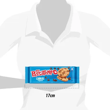 Cookie Passatempo Leite com Gotas de Chocolate 60g