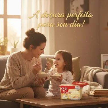 Sorvete Kibon Cremosíssimo Creme 1,5 Litro