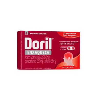 Doril Enxaqueca com 8 Comprimidos Revestidos