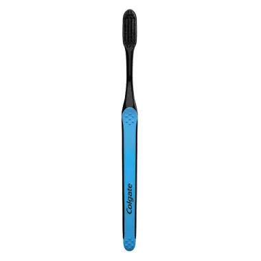 Escova Dental Colgate Slim Soft Black Macia Cores Sortidas 3 Unidades