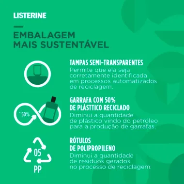 Enxaguante Bucal Listerine Whitening Extreme Sabor Menta 236ml