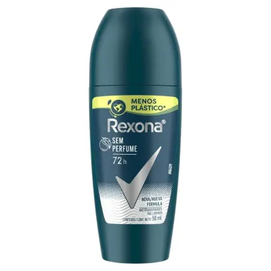 Desodorante Rexona Men Sem Perfume Roll-on Antitranspirante 48h 50ml