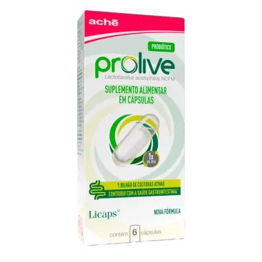 Prolive com 6 C&aacute;psulas