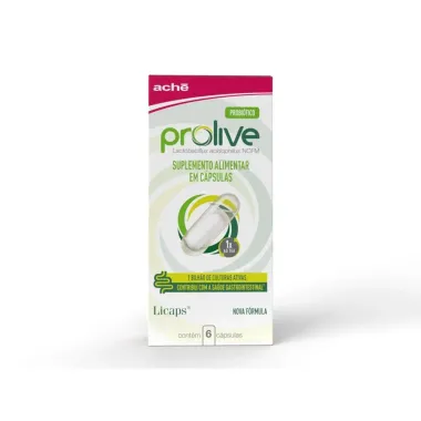 Prolive com 6 C&aacute;psulas