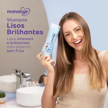 Shampoo Monange Lisos Brilhantes 325ml