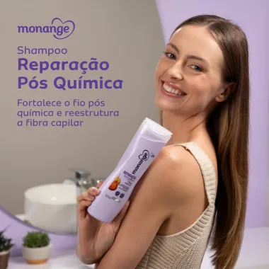 Shampoo Monange Reparação Pós Química 325ml