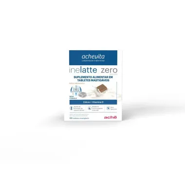 Inelatte Zero Sabor Capuccino com 60 Tabletes Mastigáveis