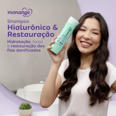 Shampoo Monange Restaura Que Eu Gosto! 325ml