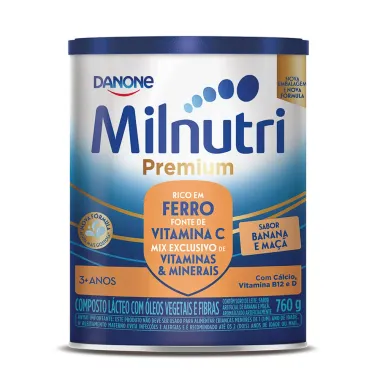 Milnutri Vitamina de Frutas Composto Lácteo 760g