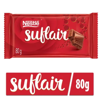 Chocolate Nestlé Suflair Ao Leite 80g