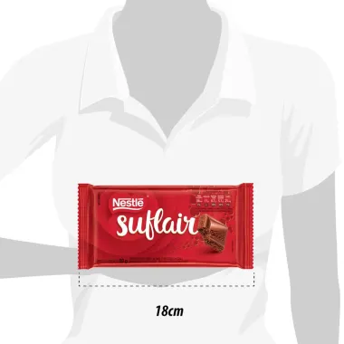 Chocolate Nestlé Suflair Ao Leite 80g