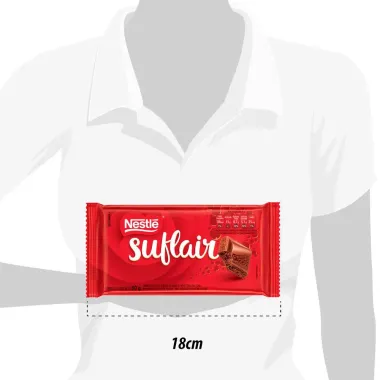 Chocolate Nestl&eacute; Suflair Ao Leite 80g