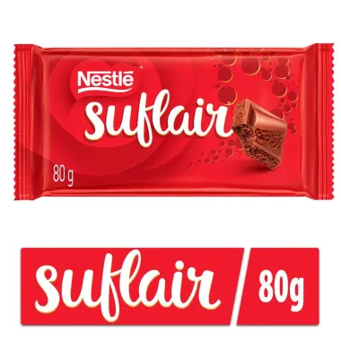 Chocolate Nestl&eacute; Suflair Ao Leite 80g