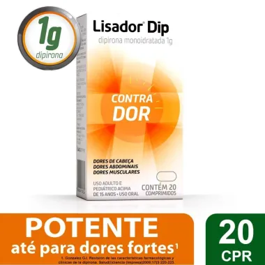 Lisador Dip 1g com 20 Comprimidos
