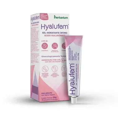 Hyalufem Gel Hidratante Intravaginal com 24g + 8 Aplicadores