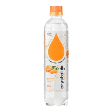 Água Saborizada Crystal Sparkling Sabor Tangerina e Capim Limão 510ml