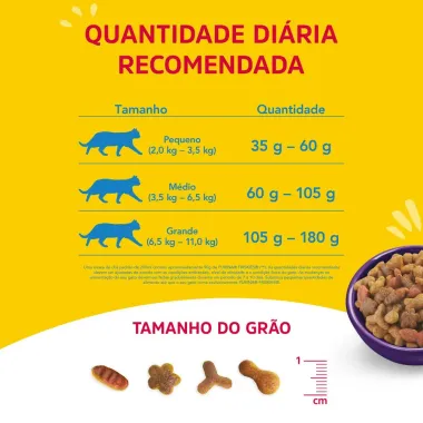 Ração para Gatos Friskies Megamix Purina Castrados Adultos 1kg