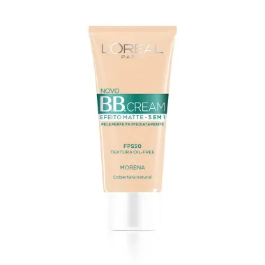 BB Cream L'oréal FPS 50 Efeito Matte 5 em 1 Cor Morena 30ml