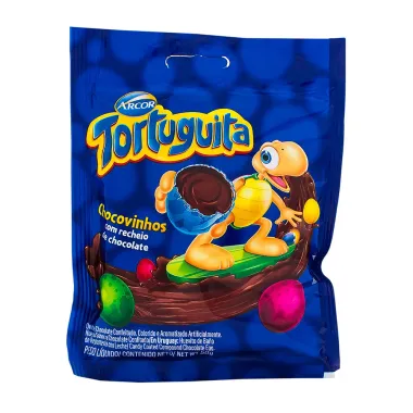 Ovinhos de Chocolate Arcor Tortuguita Chocovinhos 50g