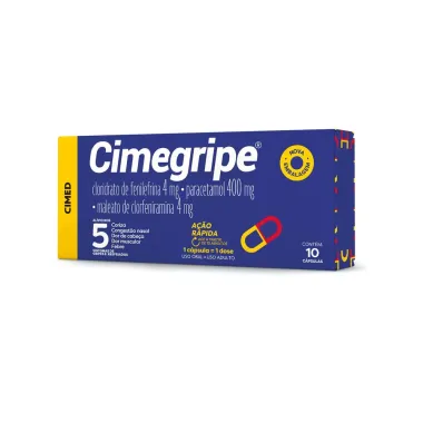 Antigripal Cimegripe 10 Capsulas