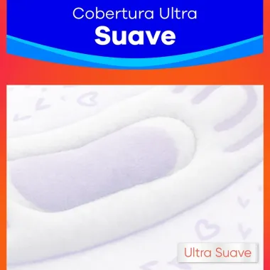 Absorvente Always com Abas Suave Tamanho P com 16 Unidades