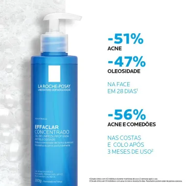 Gel de Limpeza Facial Effaclar Concentrado La Roche-Posay