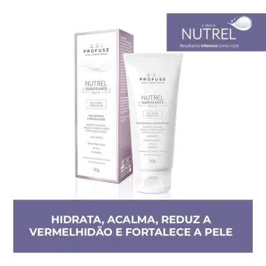 Profuse Nutrel Balm Gel Creme Hidratante Peles Sens&iacute;veis 50g