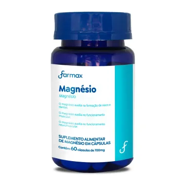 Cloreto de Magnésio Farmax Comprimidos com 60 Unidades