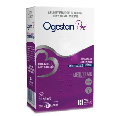 Ogestan Pré com 30 Cápsulas