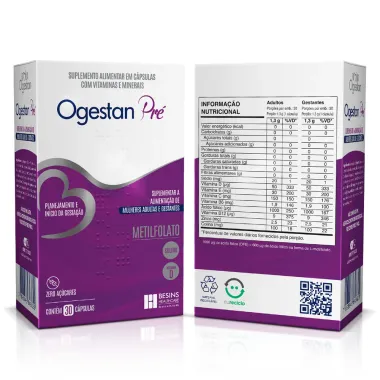 Ogestan Pré com 30 Cápsulas