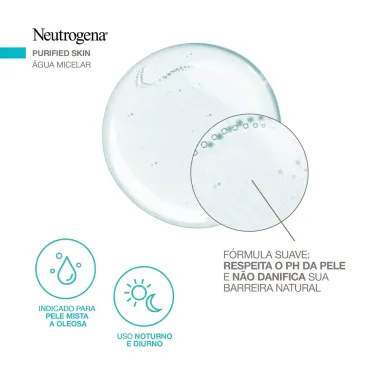 Água Micelar Demaquilante Neutrogena Purified Skin 200ml