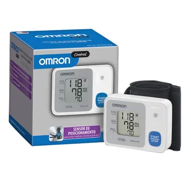 Aparelho de Press&atilde;o Omron Autom&aacute;tico Pulso Control HEM 6124 com 1 Unidade