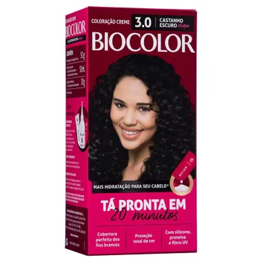 Tinta de Cabelo Biocolor Mini Kit Castanho Escuro Chic 3.0