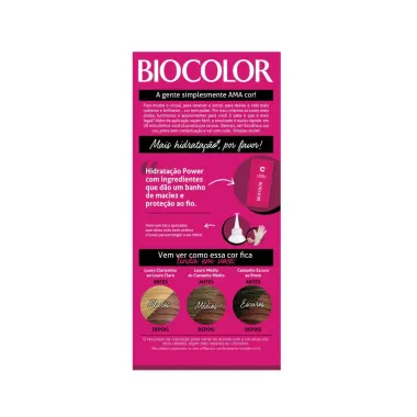 Tinta de Cabelo Biocolor Mini Kit Marrom Natural Irresistível 6.7