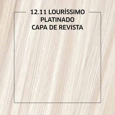 Tintura de Cabelo em Creme Biocolor Cor Lour&iacute;ssimo Platinado Capa de Revista 12.11