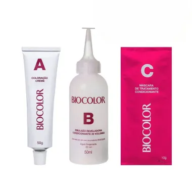 Tintura de Cabelo em Creme Biocolor Cor Lour&iacute;ssimo Platinado Capa de Revista 12.11
