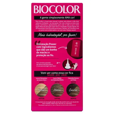 Tinta de Cabelo Biocolor Mini Kit Louro Arraso 7.0