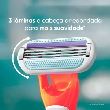 Aparelho de Depila&ccedil;&atilde;o Gillette Venus Tropical com 3 Unidades Pre&ccedil;o Especial