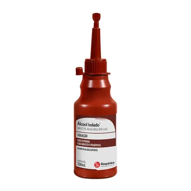 Álcool Iodado Rioquímica Solução 100ml