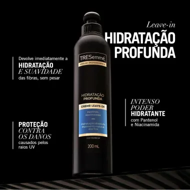 Creme Leave-In TRESemmé Hidratação Profunda 200ml