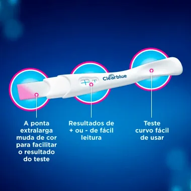 Teste de Gravidez Clearblue Detecção Rápida 2 Unidades