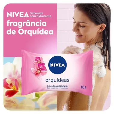 Sabonete em Barra Nivea Orquídeas 85g