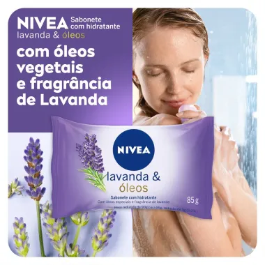 Sabonete em Barra Nivea Lavanda & &Oacute;leos 85g
